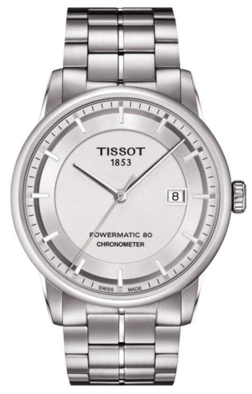 Tissot Luxury Powermatic 80 Silver Dial Silver Steel Strap Watch For Men - T086.408.11.031.00 Buy Now By Tissot