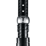 Tissot T Lady Flamingo Black Dial Black Leather Strap Watch For Women - T094.210.16.051.00 Buy Now By Tissot