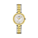 Tissot Flamingo Mother of Pearl White Dial Two Tone Steel Strap Watch For Women - T094.210.22.111.01 Buy Now By Tissot