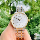 Tissot Chemin Des Tourelles Powermatic 80 Silver Dial Two Tone Steel Strap Watch For Men - T099.407.22.037.00 Buy Now By Tissot