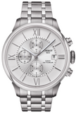 Tissot Chemin des Tourelles Automatic Chronograph White Dial Silver Steel Strap Watch for Men - T099.427.11.038.00 Buy Now By Tissot