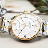 Tissot Chemin Des Tourelles Powermatic 80 Silver Dial Two Tone Steel Strap Watch For Men - T099.407.22.038.00 Buy Now By Tissot