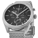 Tissot PR 100 Chronograph Black Dial Silver Mesh Bracelet Watch For Men - T101.417.11.051.01 Buy Now By Tissot