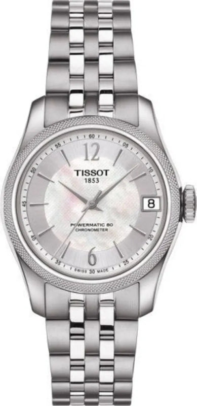 Tissot Ballade Powermatic 80 Automatic Mother of Pearl Dial Silver Steel Strap Watch For Women - T108.208.11.117.00 Buy Now By Tissot