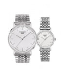 Tissot T Classic Everytime Large White Dial Silver Steel Strap Watch for Men - T109.610.11.031.00 Buy Now By Tissot