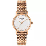 Tissot T Classic Everytime Small White Dial Rose Gold Mesh Bracelet Watch For Women - T109.210.33.031.00 Buy Now By Tissot