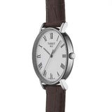 Tissot T Classic Everytime White Dial Brown Leather Strap Watch For Men - T109.410.16.033.00 Buy Now By Tissot