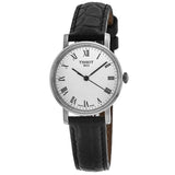 Tissot Everytime Small White Dial Black Leather Strap Watch For Women - T109.210.16.033.00 Buy Now By Tissot