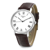 Tissot T Classic Everytime White Dial Brown Leather Strap Watch For Men - T109.410.16.033.00 Buy Now By Tissot