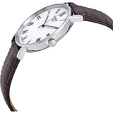 Tissot T Classic Everytime White Dial Brown Leather Strap Watch For Men - T109.410.16.033.00 Buy Now By Tissot