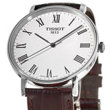 Tissot T Classic Everytime White Dial Brown Leather Strap Watch For Men - T109.410.16.033.00 Buy Now By Tissot