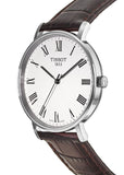 Tissot T Classic Everytime White Dial Brown Leather Strap Watch For Men - T109.410.16.033.00 Buy Now By Tissot
