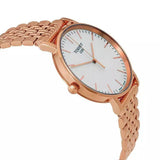 Tissot Everytime Medium White Dial Rose Gold Mesh Bracelet Watch For Men - T109.410.33.031.00 Buy Now By Tissot