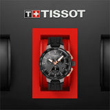 Tissot T Race Cycling Chronograph Black Dial Black Rubber Strap Watch For Men - T111.417.37.441.07 Buy Now By Tissot