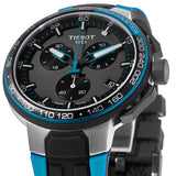 Tissot T Race Cycling Chronograph Black Dial Two Tone Rubber Strap Watch For Men - T111.417.37.441.05 Buy Now By Tissot