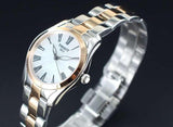 Tissot T Wave Mother of Pearl Dial Two Tone Steel Strap Watch For Women - T112.210.22.113.01 Buy Now By Tissot