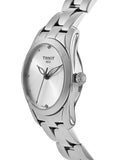 Tissot T Wave Diamonds White Dial Silver Steel Strap Watch For Women - T112.210.11.036.00 Buy Now By Tissot