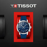 Tissot T Sport PRC 200 Chronograph Blue Rubber Strap Watch For Men - T114.417.17.047.00 Buy Now By Tissot