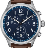 Tissot Chrono XL Vintage Blue Dial Brown Leather Strap Watch For Men - T116.617.16.042.00 Buy Now By Tissot