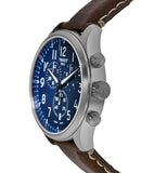 Tissot Chrono XL Vintage Blue Dial Brown Leather Strap Watch For Men - T116.617.16.042.00 Buy Now By Tissot