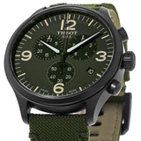 Tissot Chrono XL Green Dial Green NATO Strap Watch For Men - T116.617.37.097.00 Buy Now By Tissot