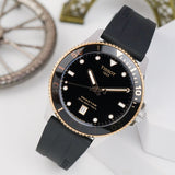 Tissot Seastar 1000 Black Dial Black Rubber Strap Watch For Men - T120.410.27.051.00