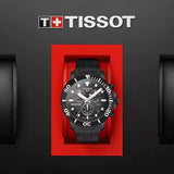 Tissot Seastar 1000 Chronograph Black Dial Black Rubber Strap Watch For Men - T120.417.37.051.02 Buy Now By Tissot