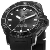 Tissot Seastar 1000 Powermatic 80 Black Dial Black Rubber Strap Watch For Men - T120.407.37.051.00 Buy Now By Tissot