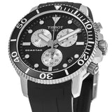 Tissot Seastar 1000 Chronograph Black Dial Black Rubber Strap Watch For Men - T120.417.17.051.00 Buy Now By Tissot