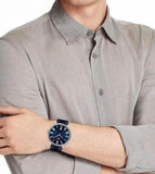 Tissot Carson Premium Blue Dial Blue Leather Strap Watch For Men - T122.410.16.043.00 Buy Now By Tissot