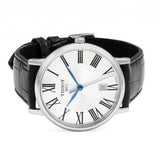 Tissot Carson Premium Silver Dial Black Leather Strap Watch For Men - T122.410.16.033.00 Buy Now By Tissot