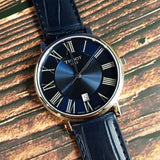 Tissot Carson Premium Blue Dial Blue Leather Strap Watch For Men - T122.410.16.043.00 Buy Now By Tissot