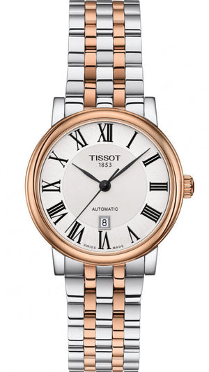 Tissot T Classic Carson Premium 30 White Dial Two Tone Steel Strap Watch for Women - T122.207.22.033.00 Buy Now By Tissot