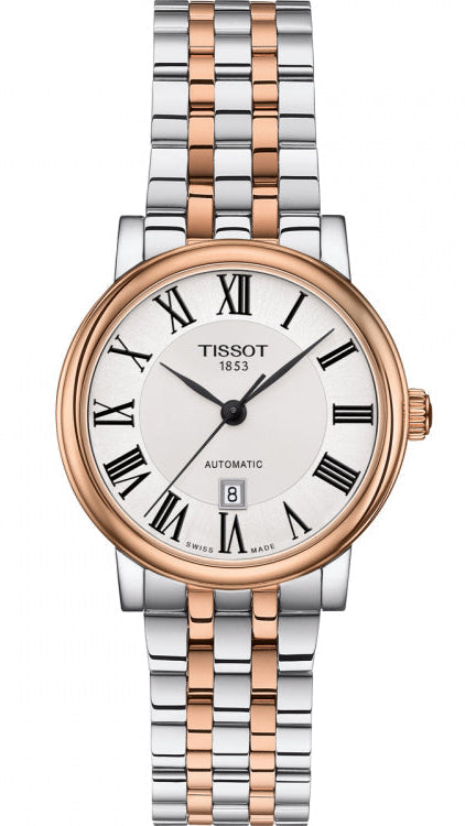 Tissot T Classic Carson Premium 30 White Dial Two Tone Steel Strap Watch for Women - T122.207.22.033.00 Buy Now By Tissot