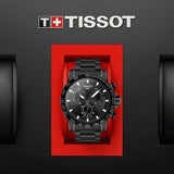 Tissot Supersport Chrono Black Dial Black Steel Strap Watch For Men - T125.617.33.051.00 Buy Now By Tissot