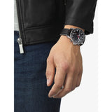 Tissot Supersport Chrono Black Dial Black Leather Strap Watch for Men - T125.617.16.051.00 Buy Now By Tissot