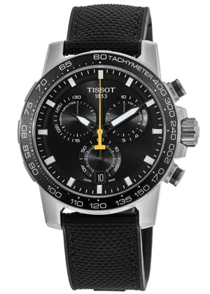 Tissot Supersport Chrono Black Dial Black Nylon Strap Watch for Men - T125.617.17.051.02 Buy Now By Tissot