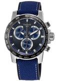 Tissot Supersport Chrono Black Dial Blue Nylon Strap Watch for Men - T125.617.17.051.03 Buy Now By Tissot