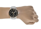 Tissot Supersport Chrono Black Dial Silver Steel Strap Watch For Men - T125.617.21.051.00 Buy Now By Tissot