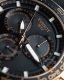 Tissot Supersport Chrono Black Dial Black Leather Strap Watch for Men - T125.617.36.051.00 Buy Now By Tissot