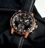 Tissot Supersport Chrono Black Dial Black Leather Strap Watch for Men - T125.617.36.051.00 Buy Now By Tissot