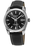 Tissot Gentleman Powermatic 80 Silicium Black Dial Black Leather Strap Watch For Men - T127.407.16.051.00 Buy Now By Tissot