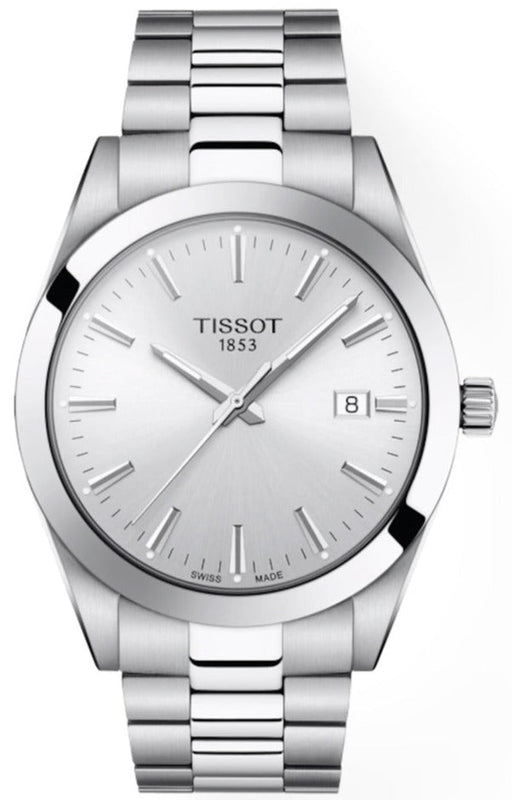 Tissot Gentleman Silver Dial Silver Steel Strap Watch For Men - T127.410.11.031.00 Buy Now By Tissot