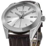 Tissot Gentlemen Silver Dial Brown Leather Strap Watch for Men - T127.410.16.031.01 Buy Now By Tissot