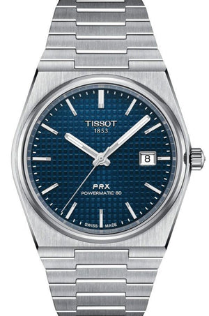 Tissot PRX Powermatic 80 Blue Dial Silver Steel Strap Watch for Men - T137.407.11.041.00 Buy Now By Tissot