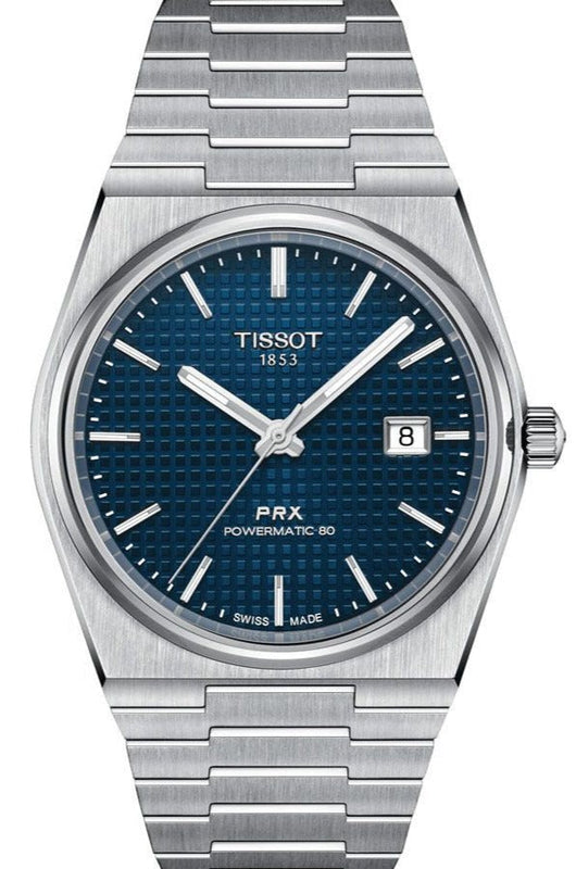 Tissot PRX Powermatic 80 Blue Dial Silver Steel Strap Watch for Men - T137.407.11.041.00 Buy Now By Tissot