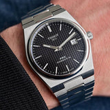 Tissot PRX Powermatic 80 Black Dial Silver Steel Strap Watch For Men - T137.407.11.051.00 Buy Now By Tissot
