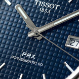 Tissot PRX Powermatic 80 Blue Dial Black Rubber Strap Watch for Men - T137.407.17.041.00 Buy Now By Tissot