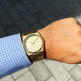 Tissot PRX Champagne Yellow Gold Dial Gold Steel Strap Watch for Men - T137.410.33.021.00 Buy Now By Tissot