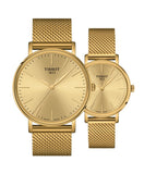 Tissot Everytime Lady Gold Dial Gold Mesh Bracelet Watch for Women - T143.210.33.021.00 Buy Now By Tissot